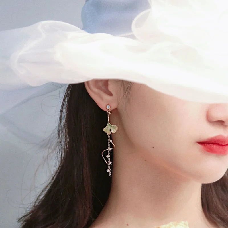 Aurelia Butterfly Tassel Earrings