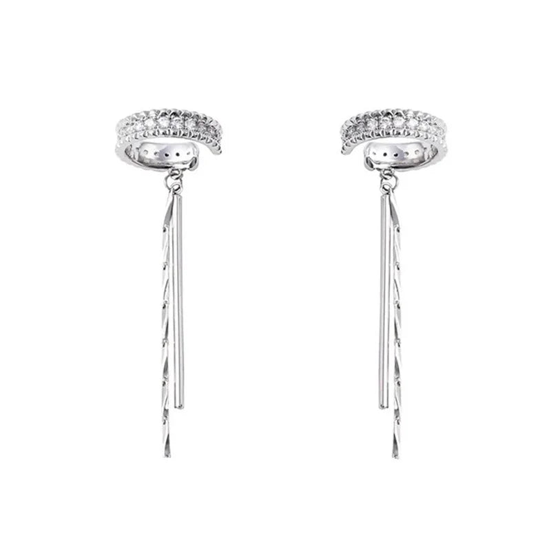 Aurelia Crystal Chain Ear Cuff