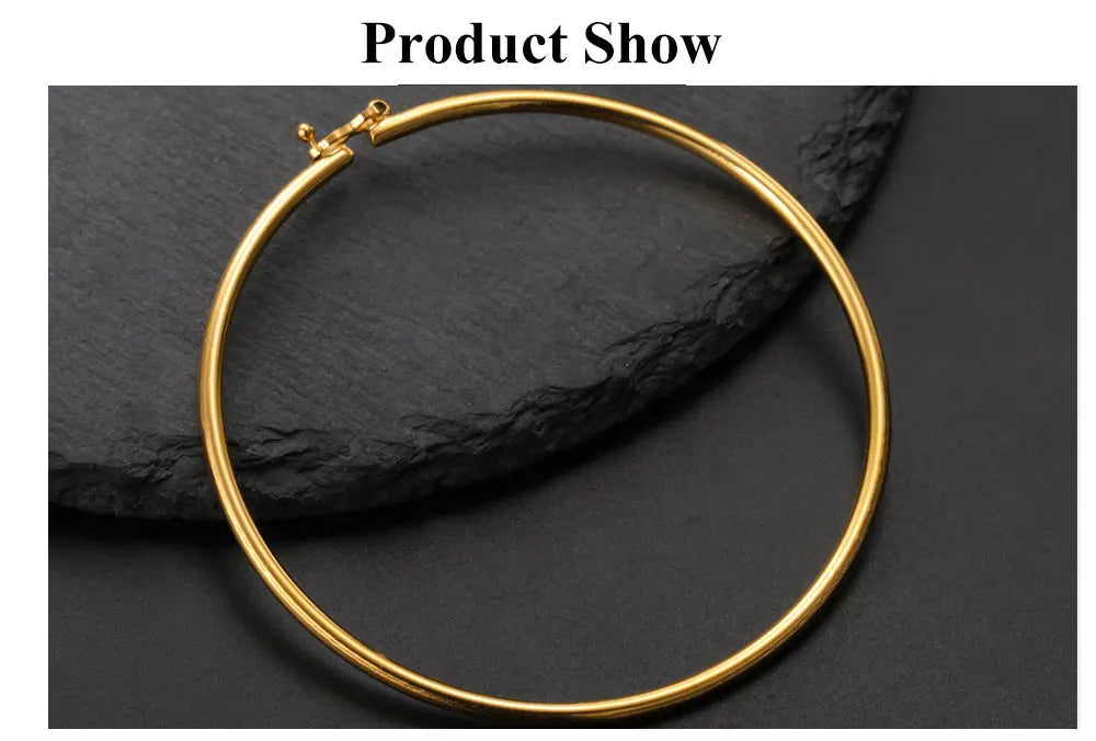 Minimal Gold Cuff Bracelet