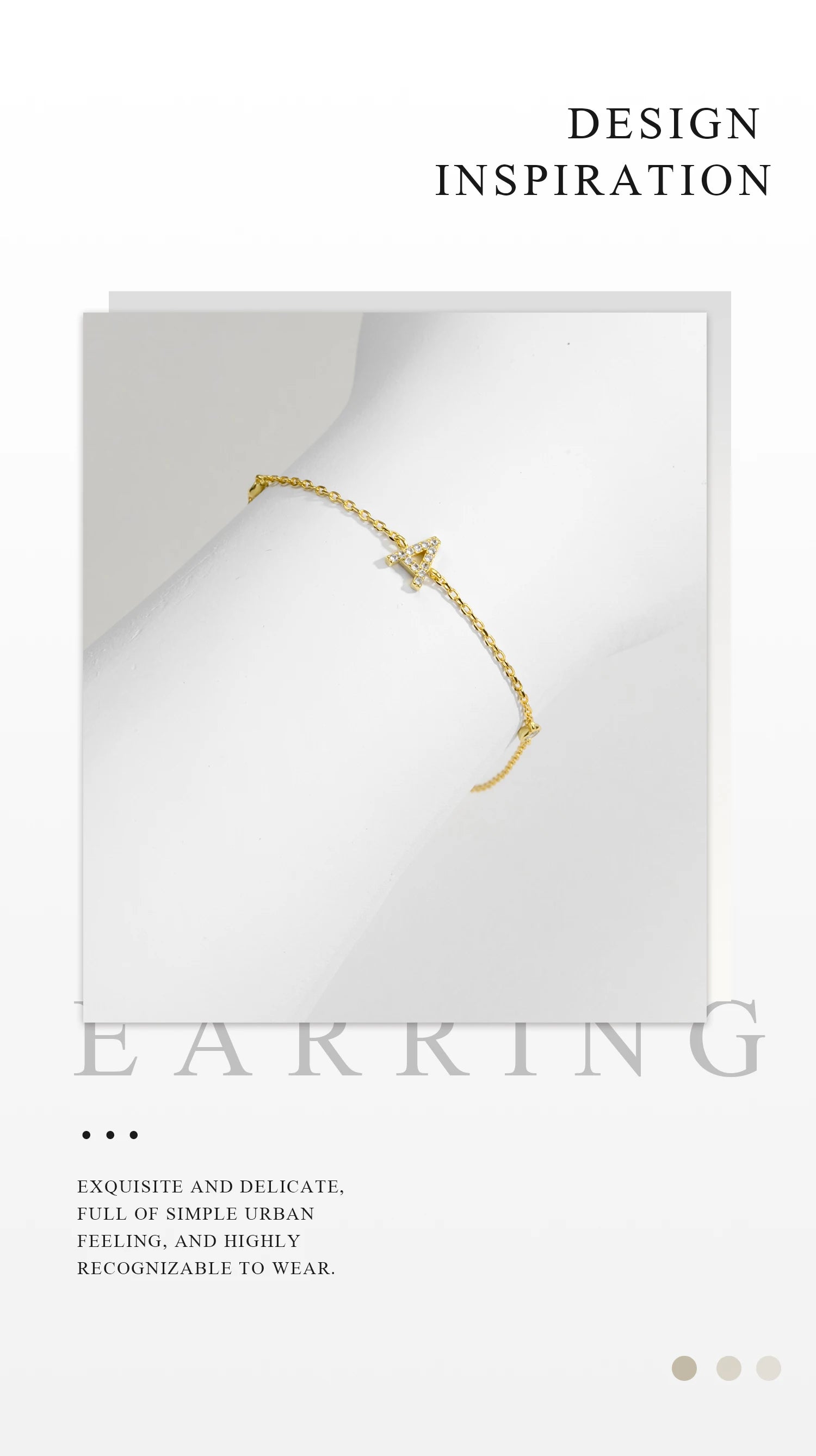 Alphabet CZ Name Bracelet 925 Silver