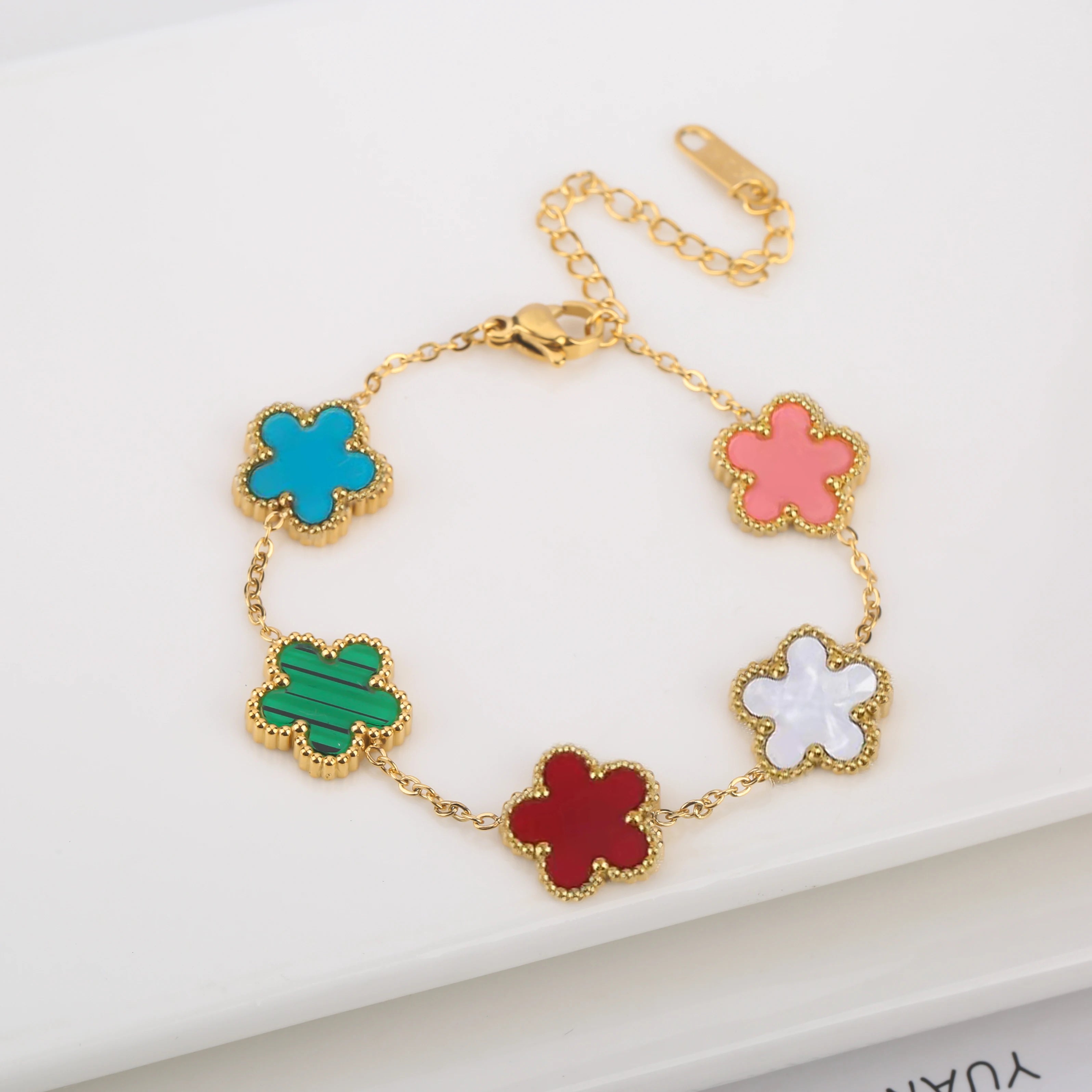 Clover Flower Adjustable Bracelet