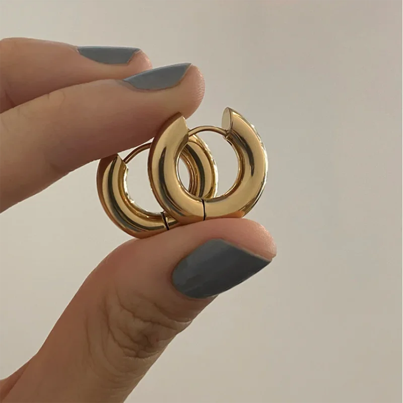 Aurelia Chunky Hoop Luxe Earrings
