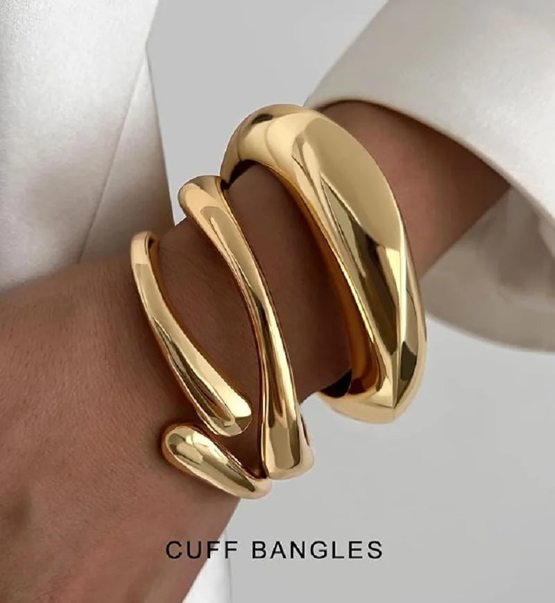 Aurelia Chunky Luxe Bangle Set