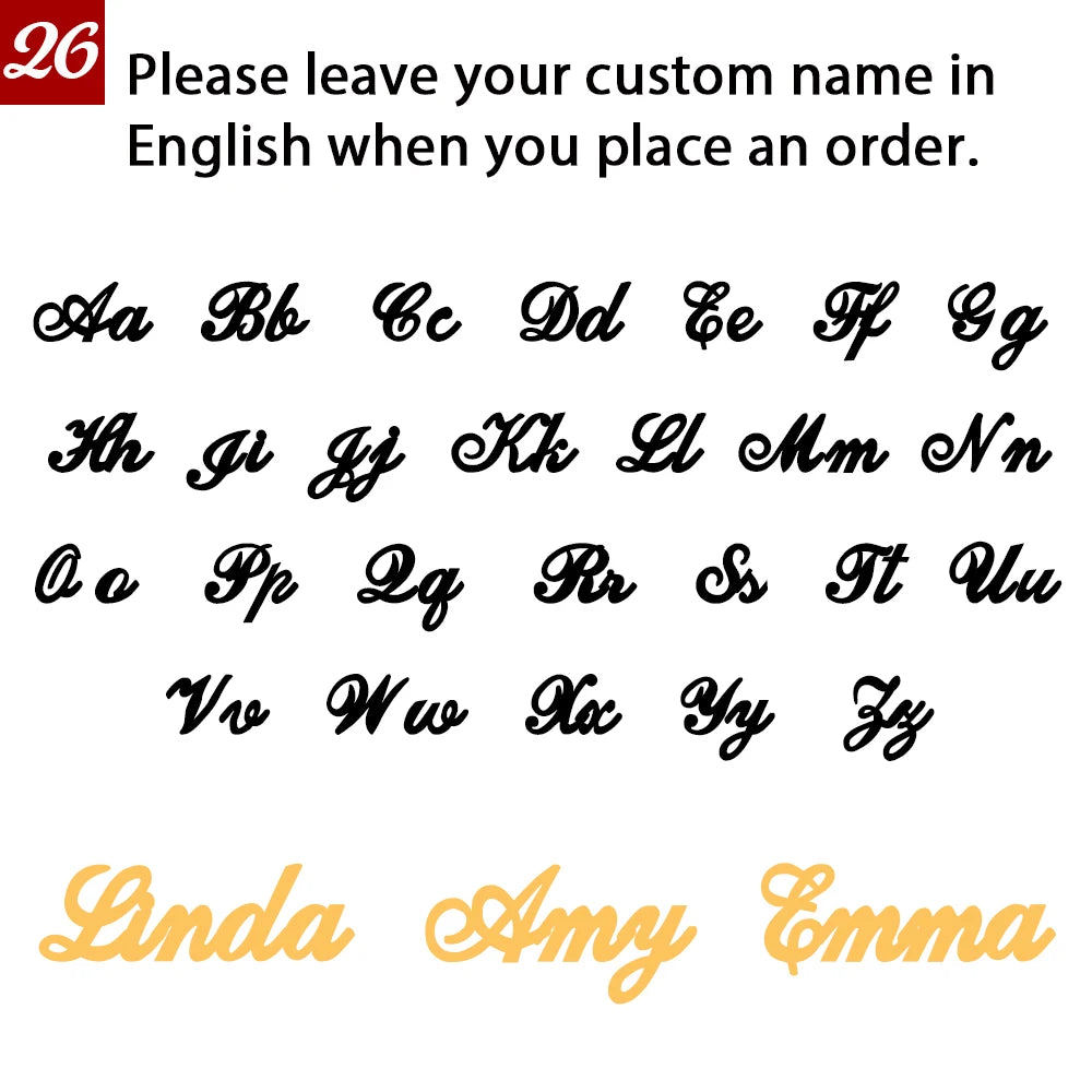 Custom Bling Name Necklace