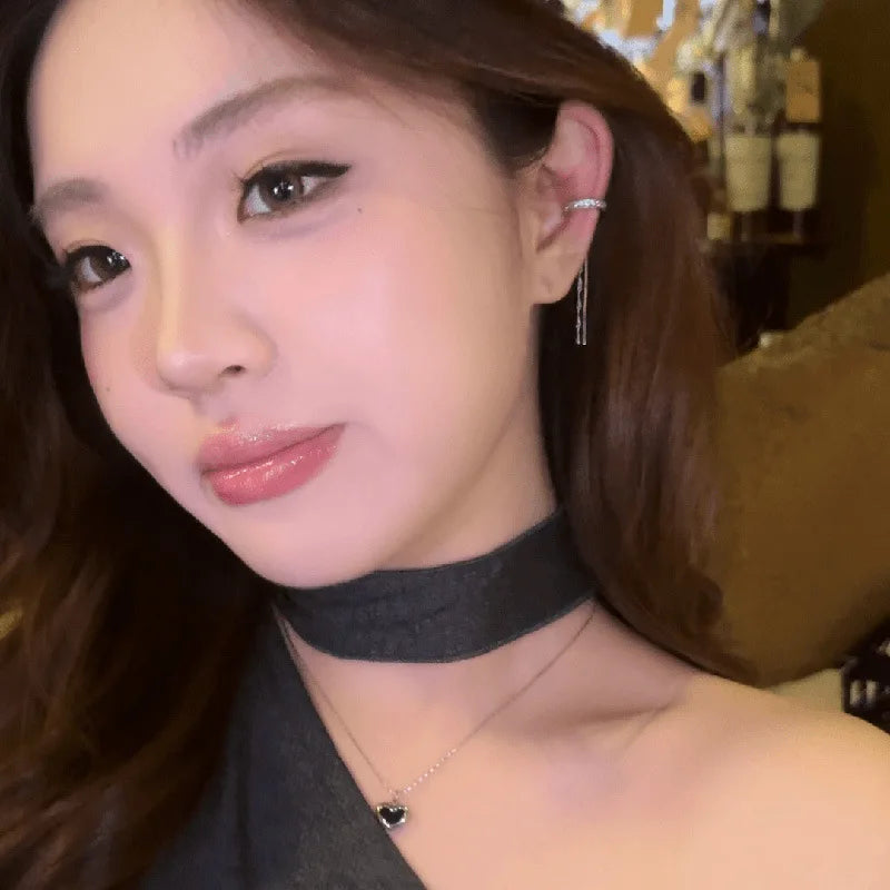 Aurelia Crystal Chain Ear Cuff