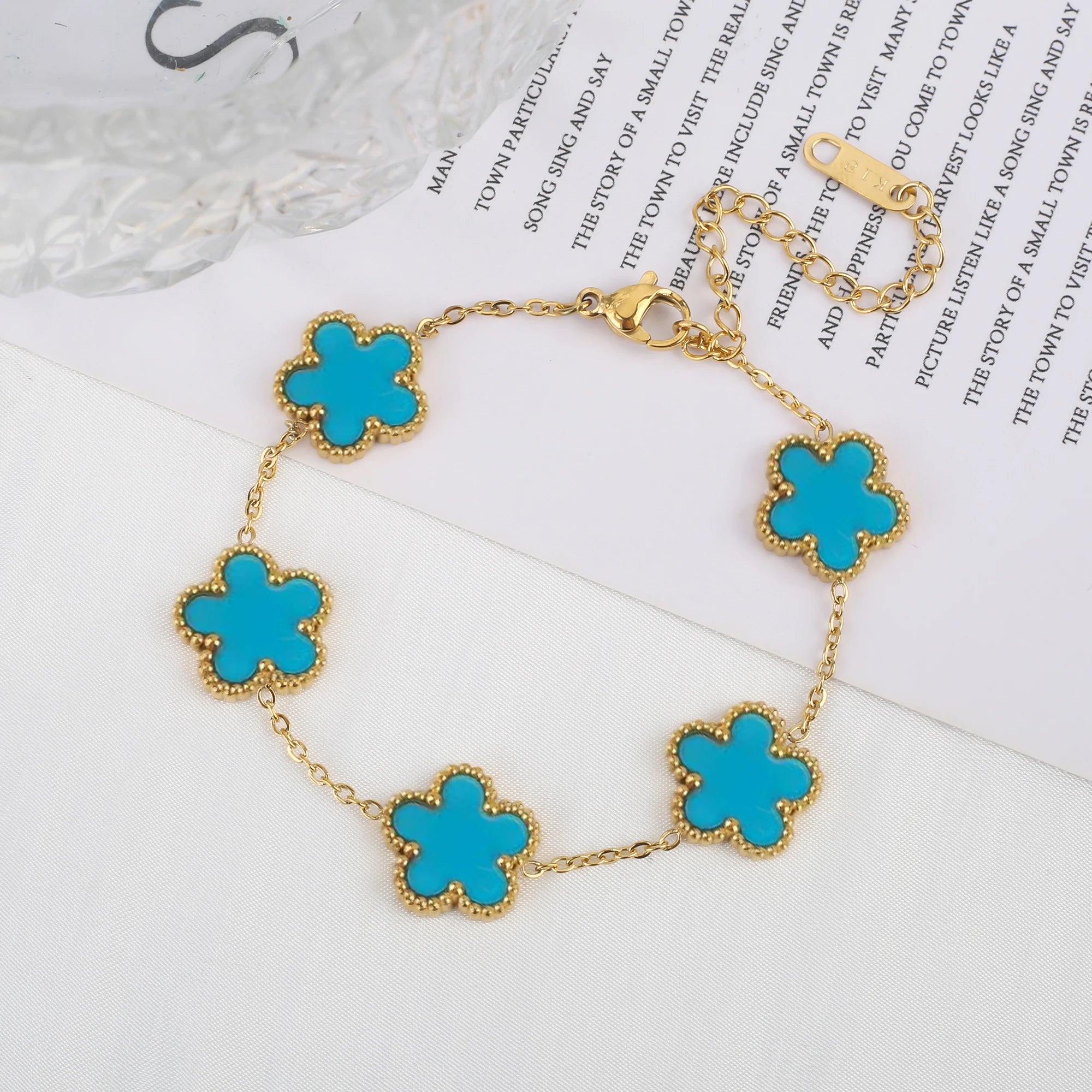 Clover Flower Adjustable Bracelet
