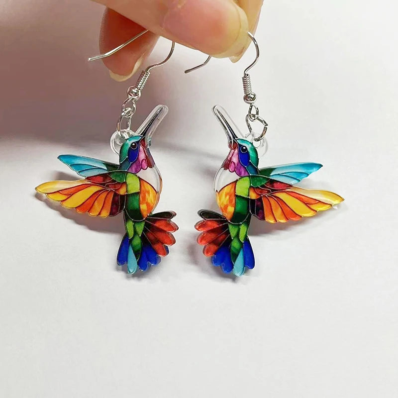 Aurelia Hummingbird Charm Earrings