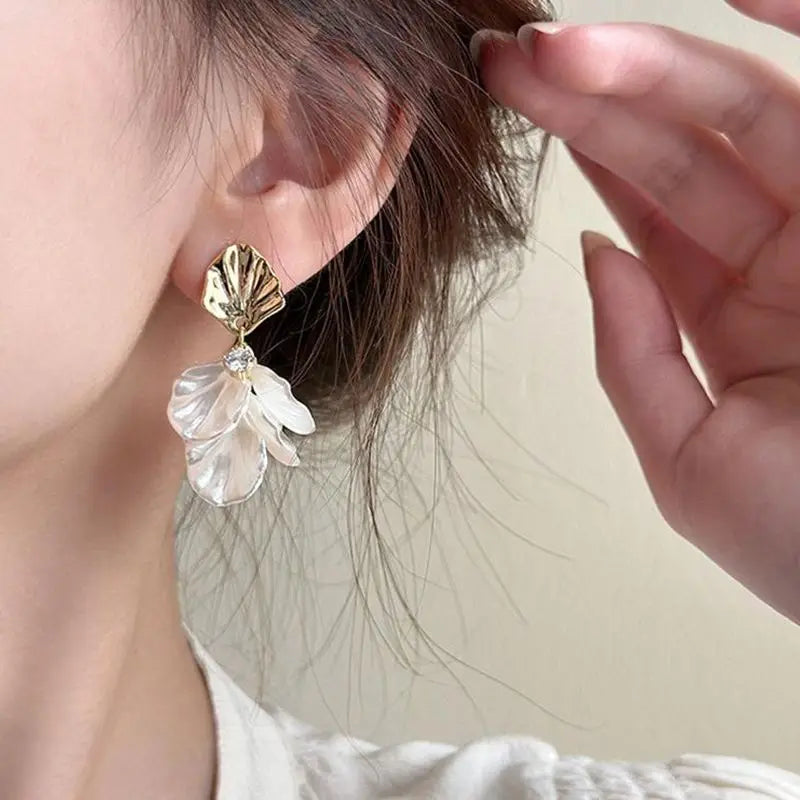 Aurelia Pearl Bloom Ear Clips