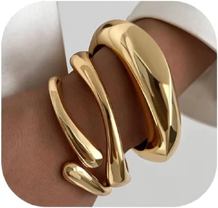 Aurelia Chunky Luxe Bangle Set