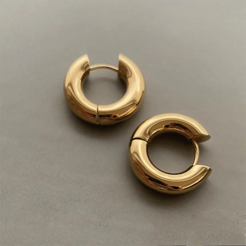 Aurelia Chunky Hoop Luxe Earrings