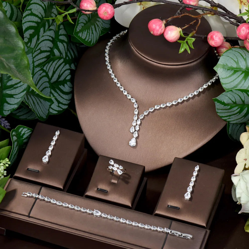 Aurelia Crystal Drop Luxe Set