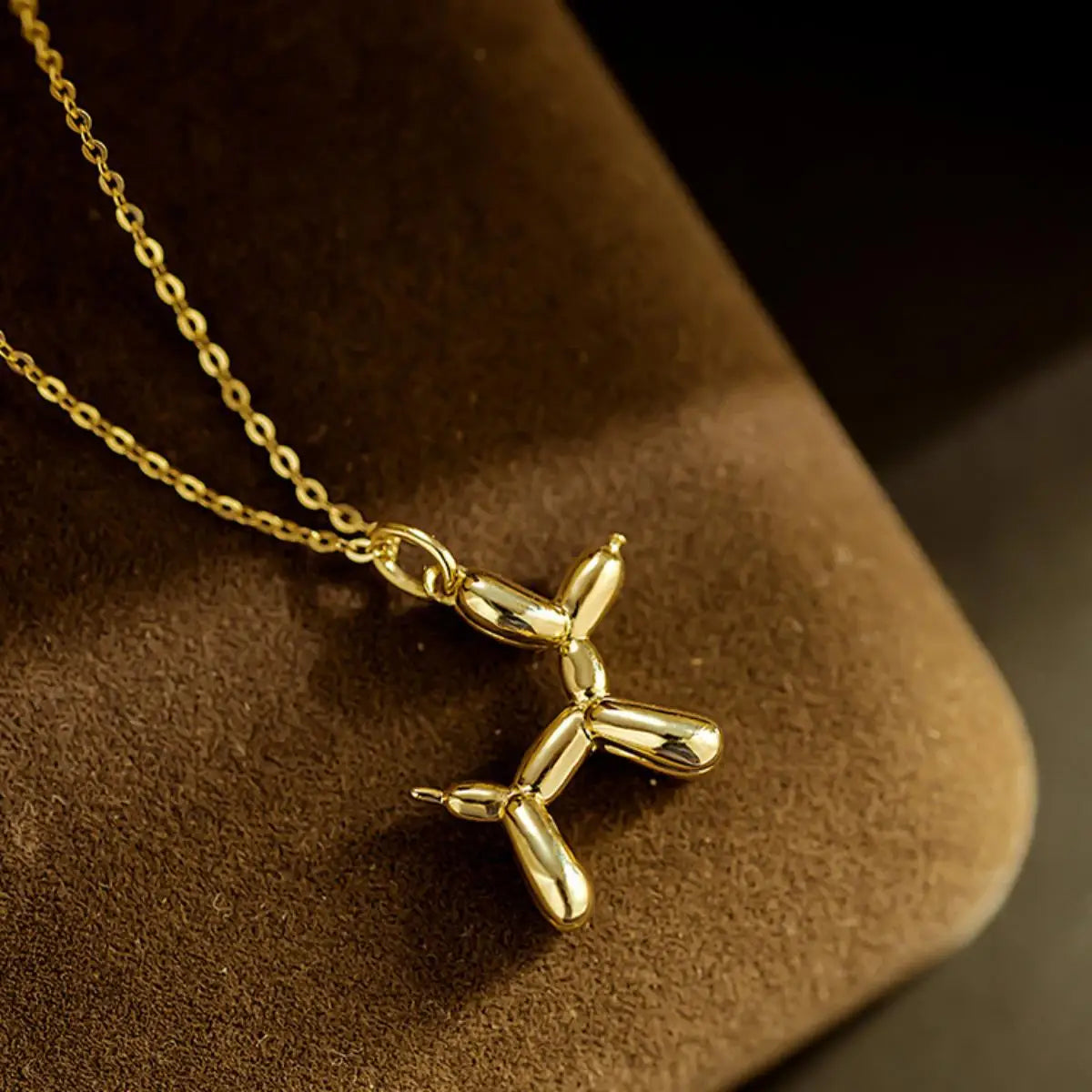 Balloon Dog Pendant Necklace