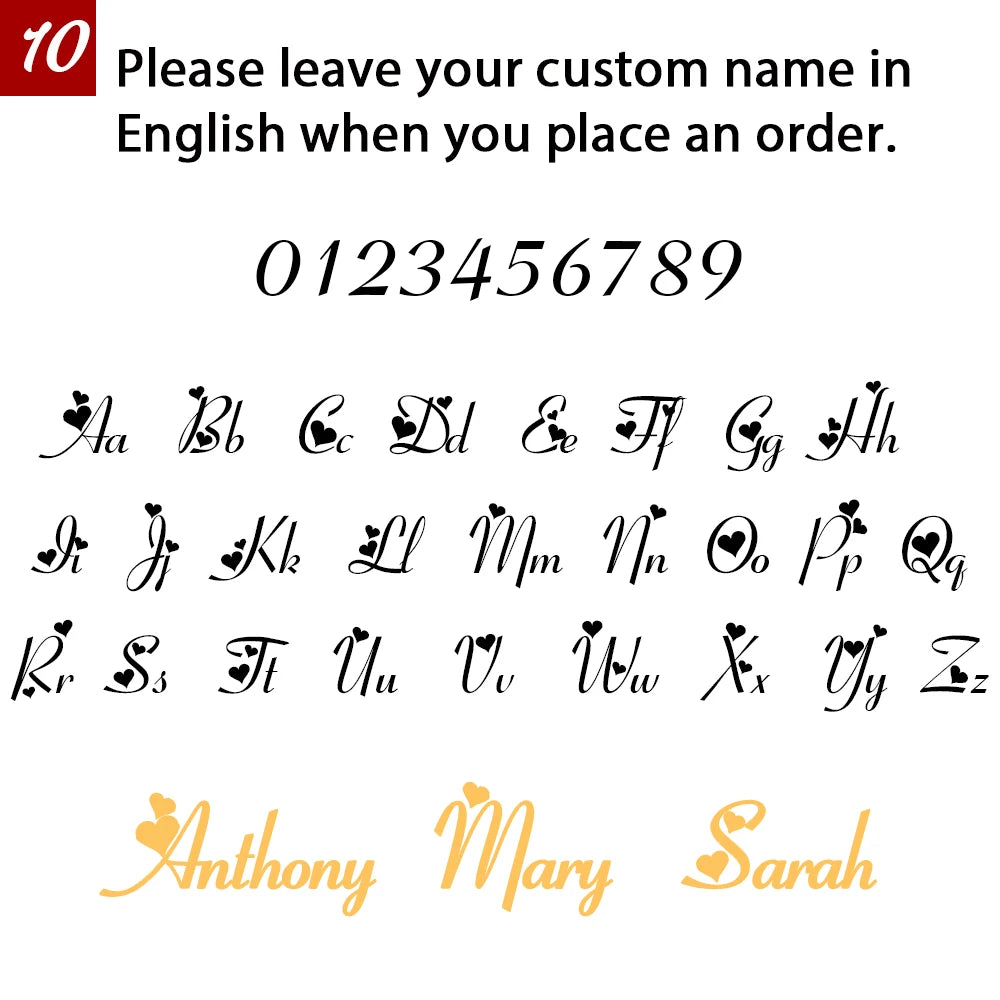 Custom Bling Name Necklace