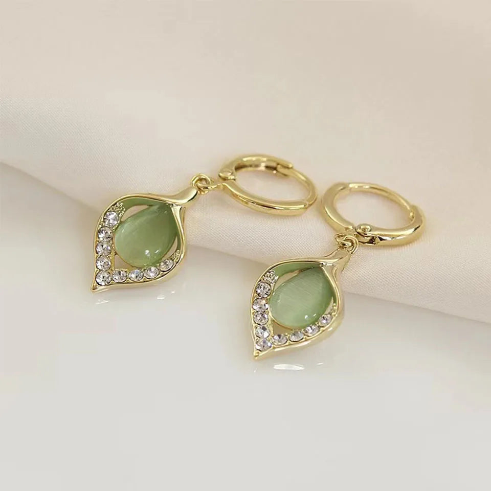 Aurelia Angel Eye Tulip Luxe Hoops