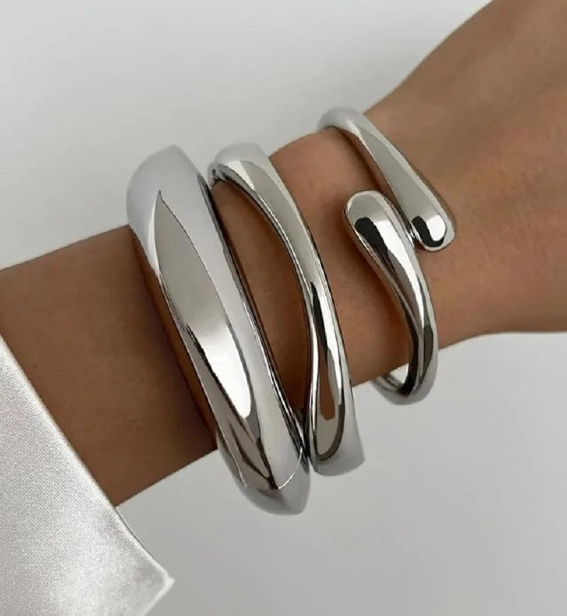 Aurelia Chunky Luxe Bangle Set