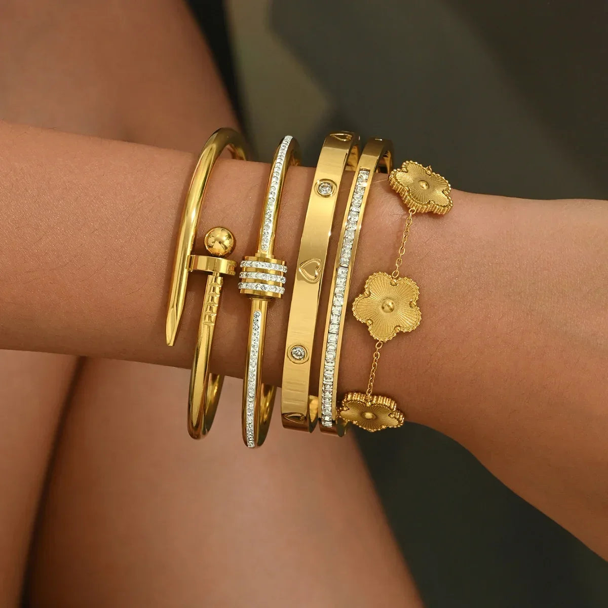 Luminara Clover Luxe Cuff