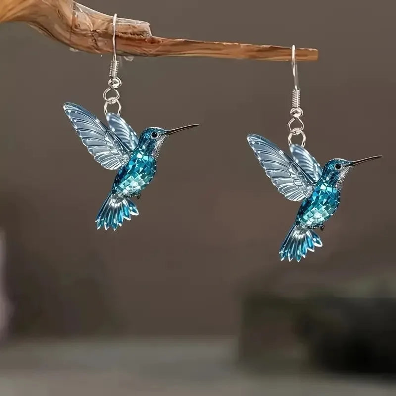 Aurelia Hummingbird Charm Earrings