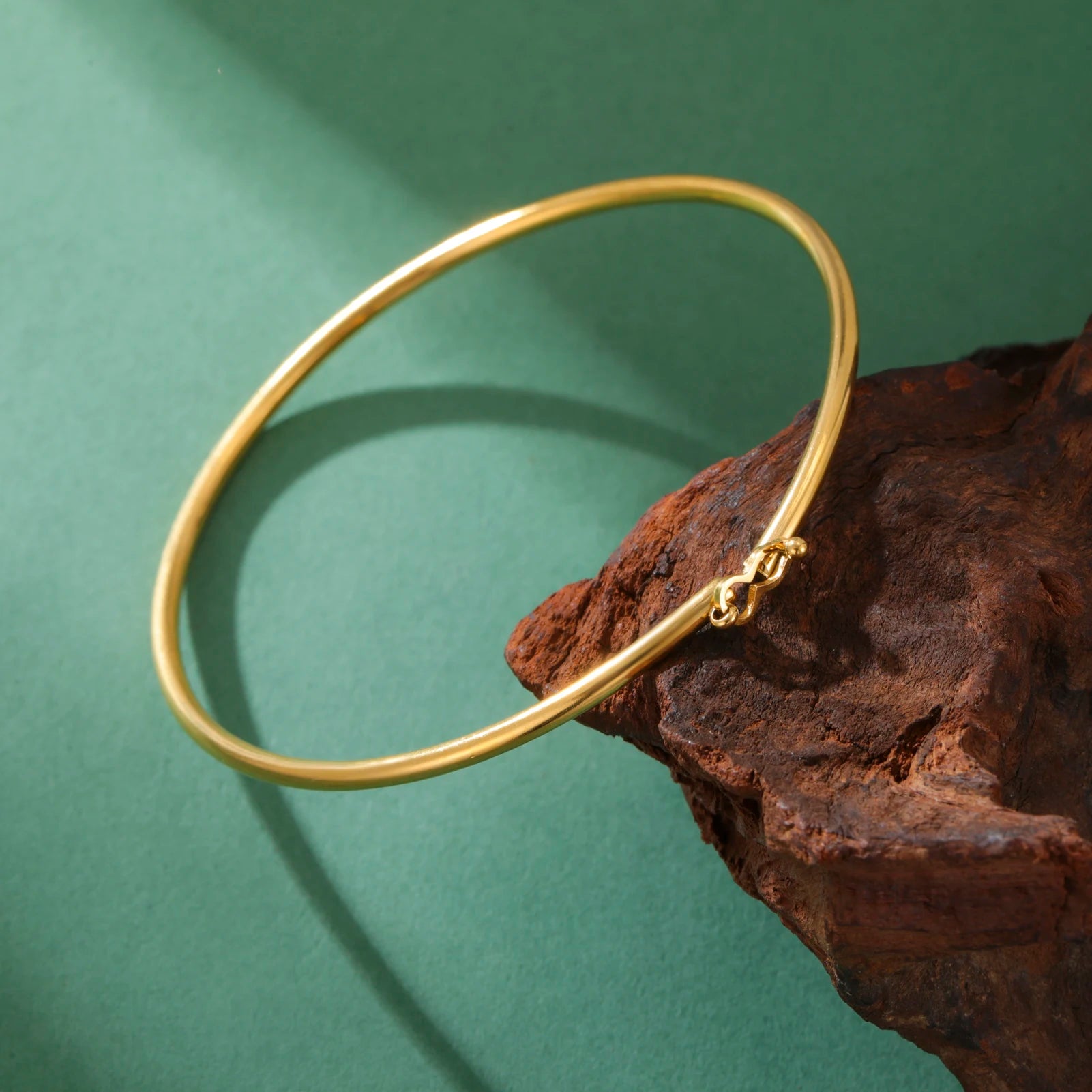 Minimal Gold Cuff Bracelet