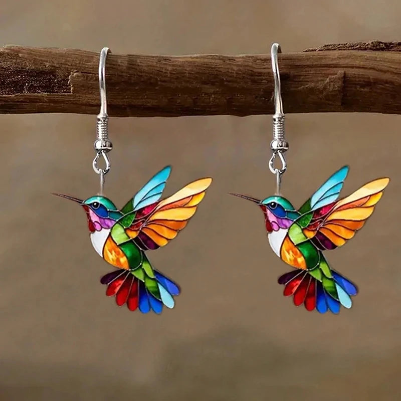 Aurelia Hummingbird Charm Earrings