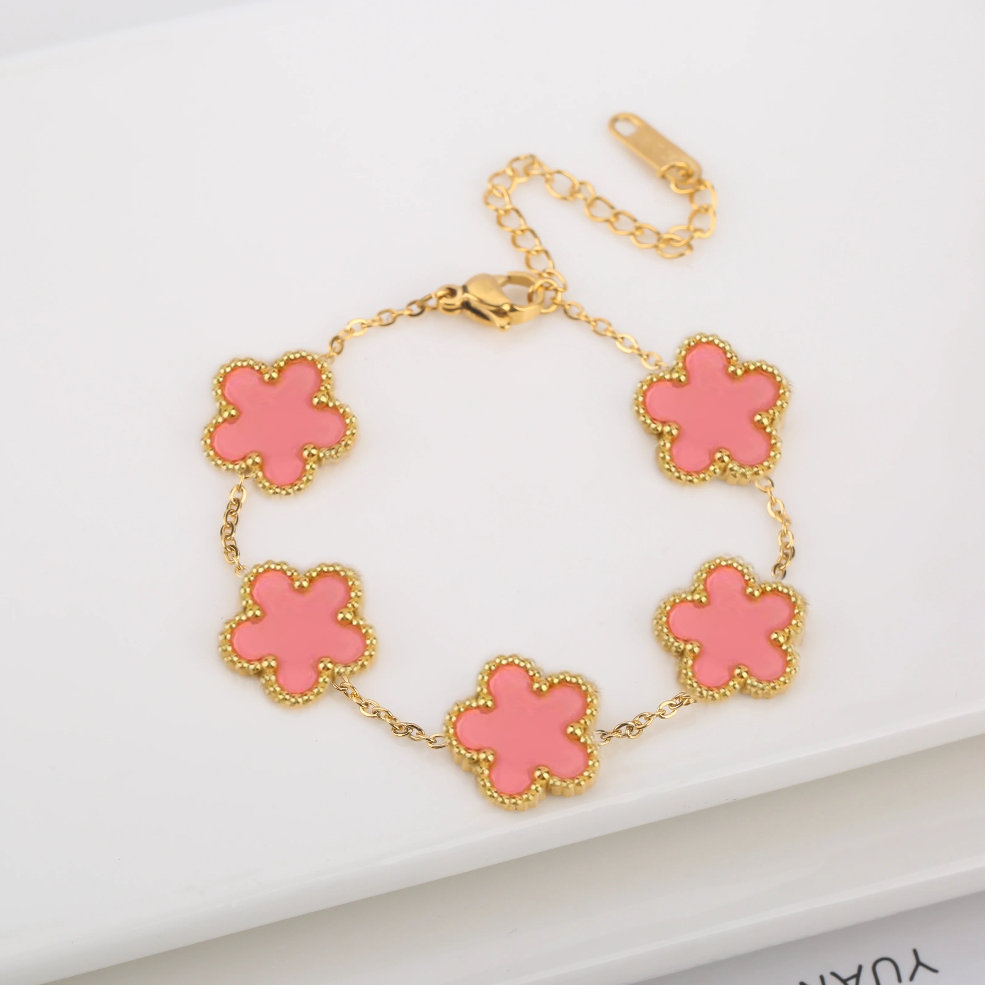 Clover Flower Adjustable Bracelet