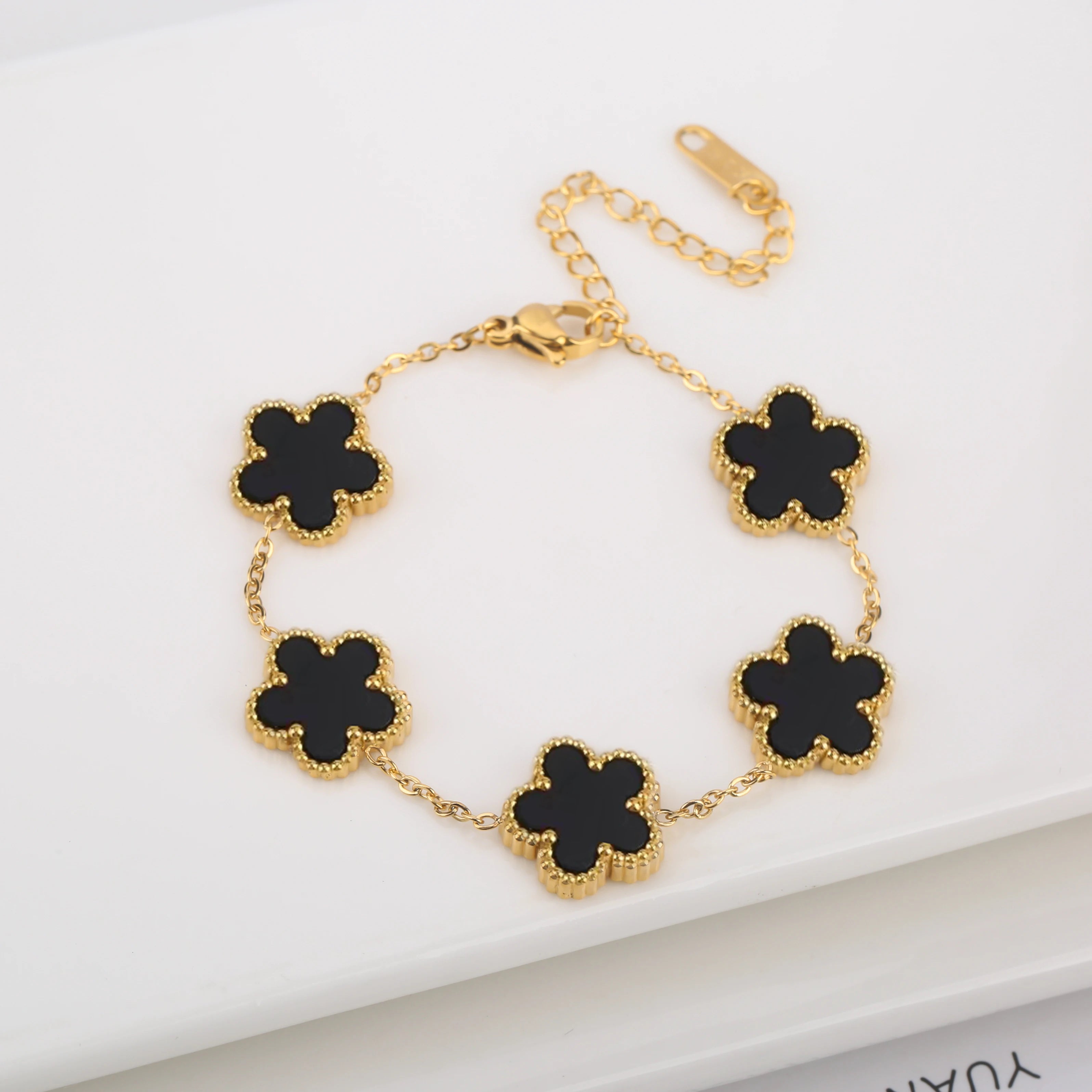 Clover Flower Adjustable Bracelet
