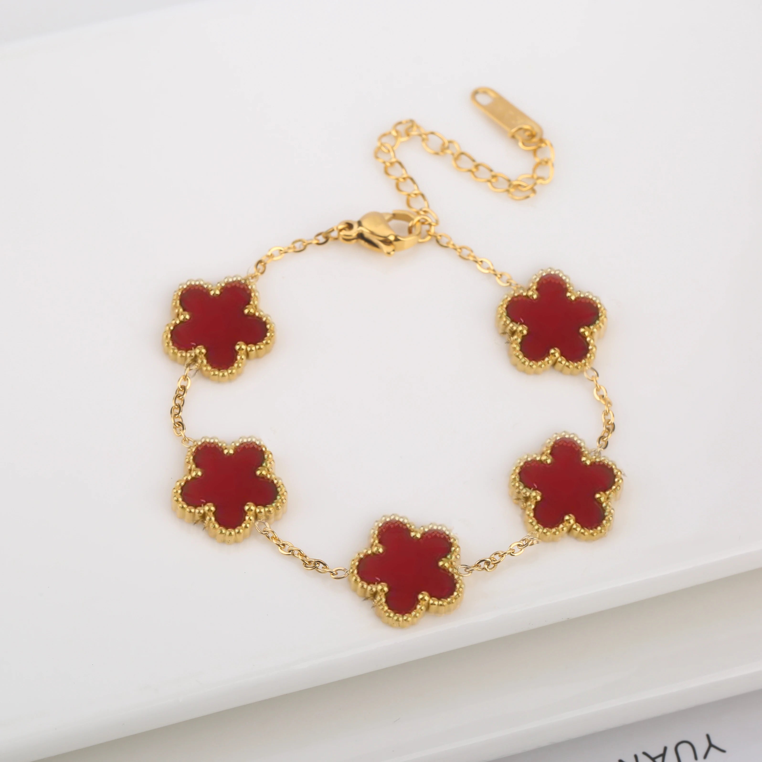 Clover Flower Adjustable Bracelet