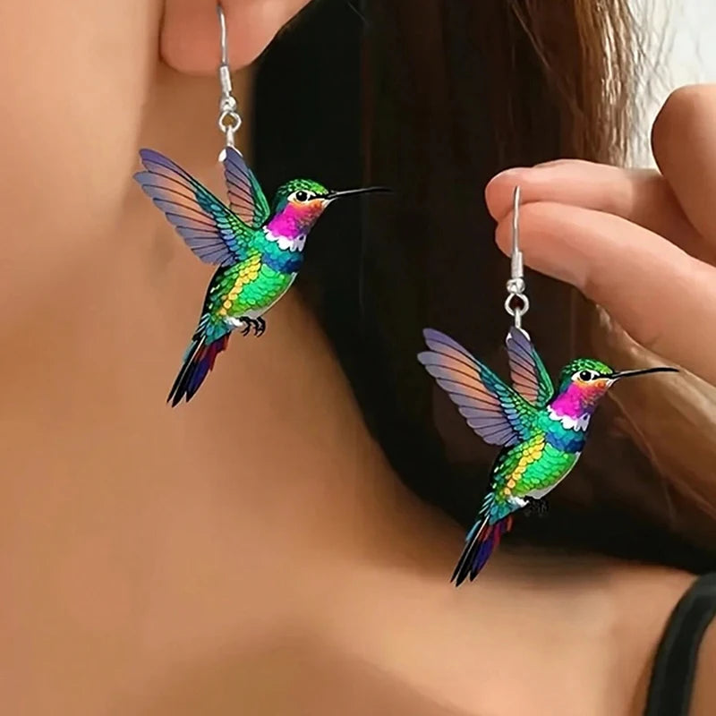 Aurelia Hummingbird Charm Earrings