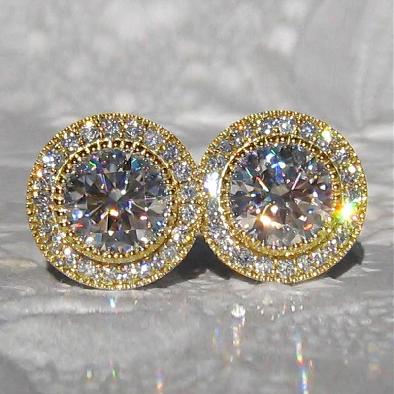 Aurelia CZ Stud Luxe Earrings