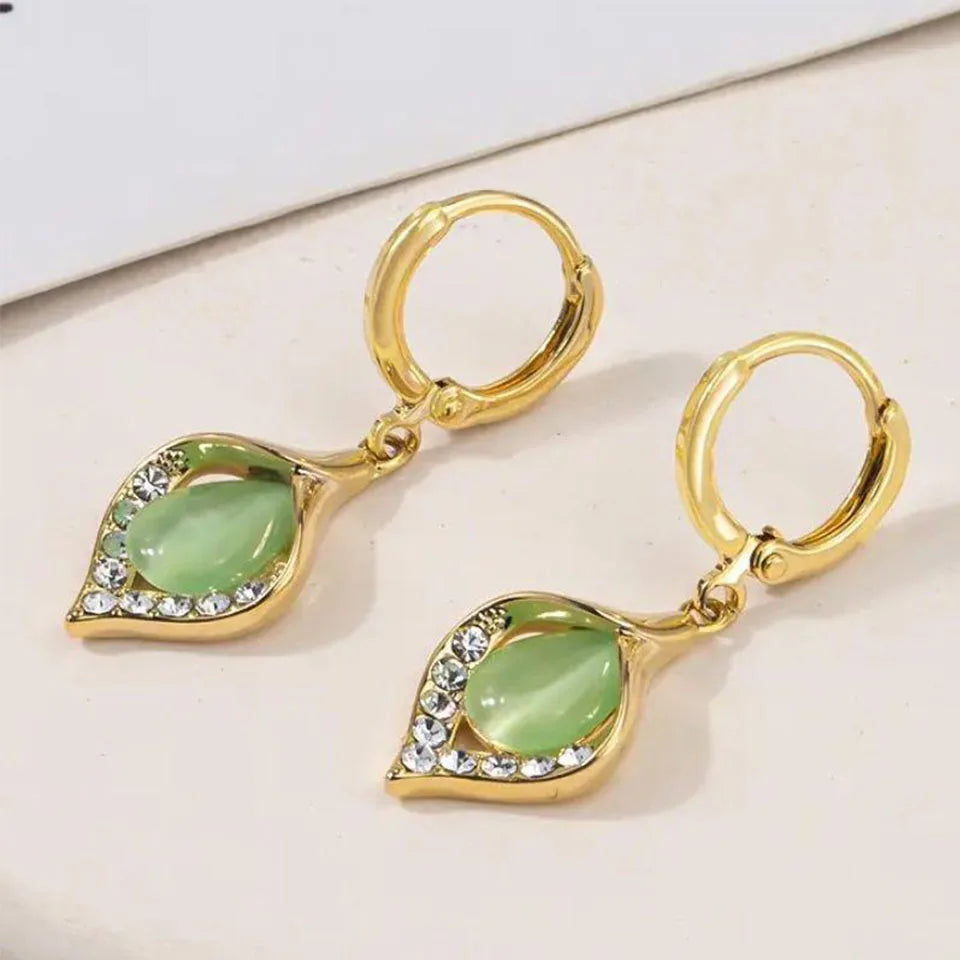 Aurelia Angel Eye Tulip Luxe Hoops