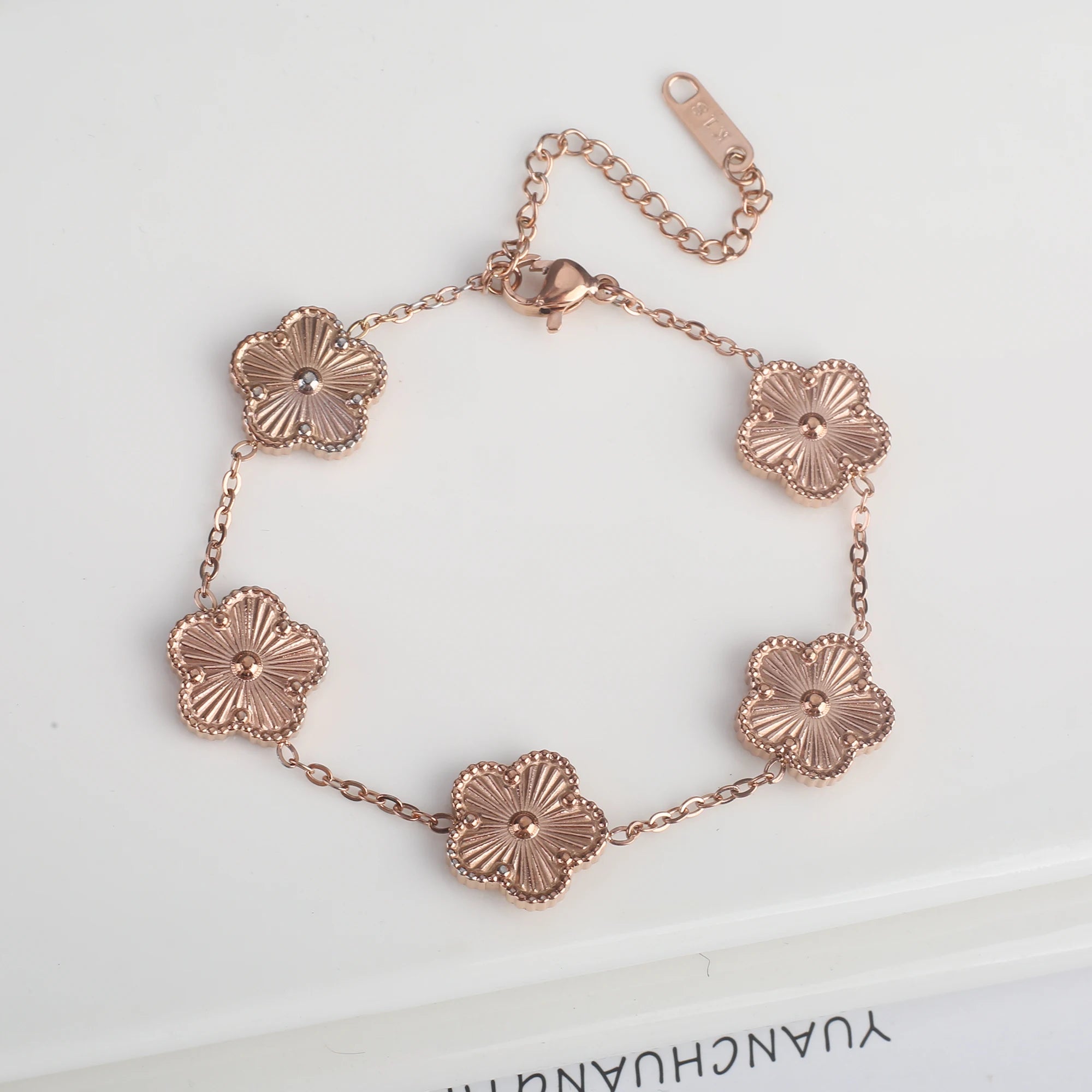 Clover Flower Adjustable Bracelet