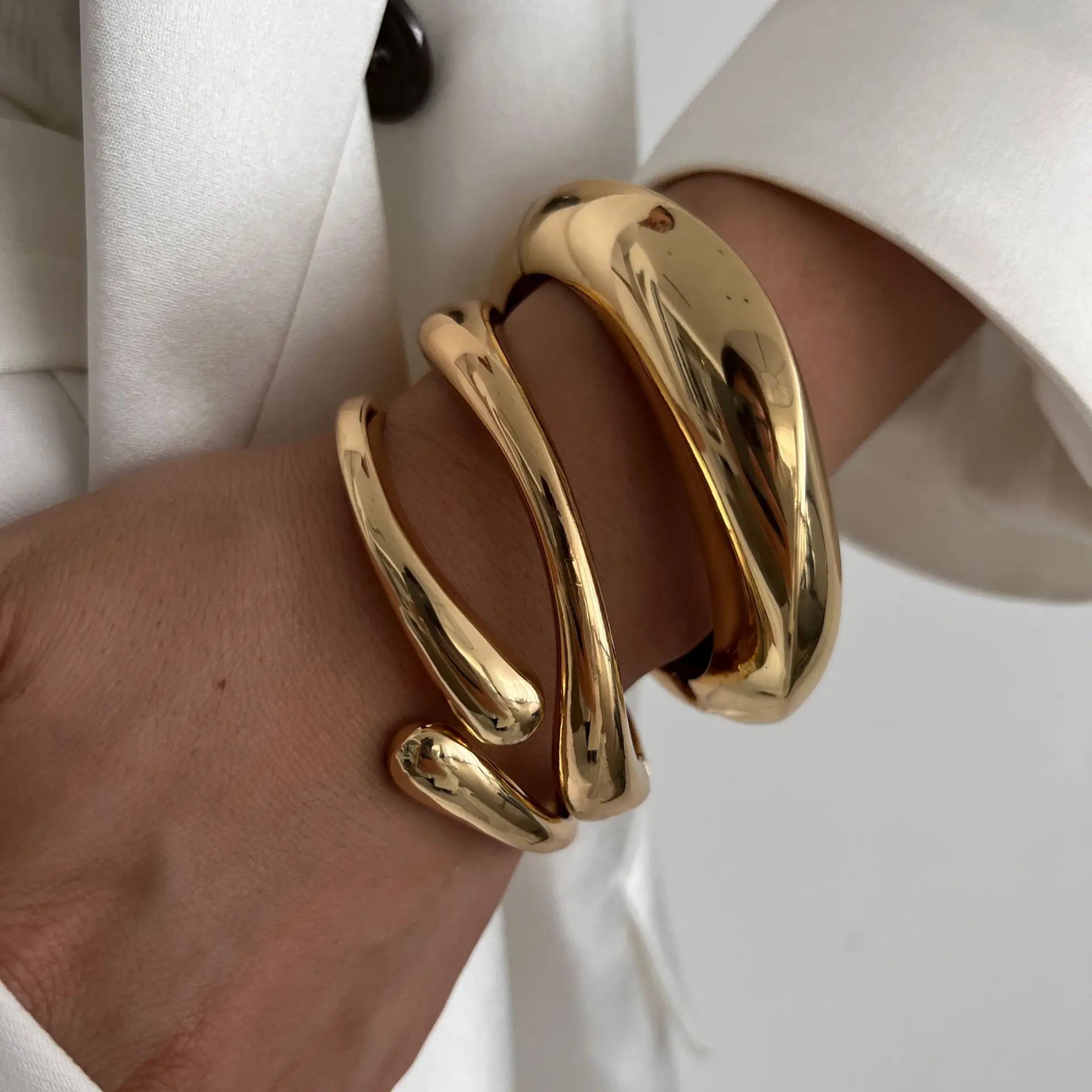 Aurelia Chunky Luxe Bangle Set