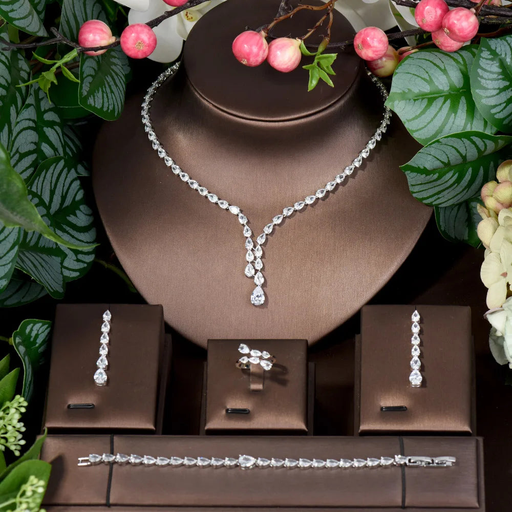 Aurelia Crystal Drop Luxe Set