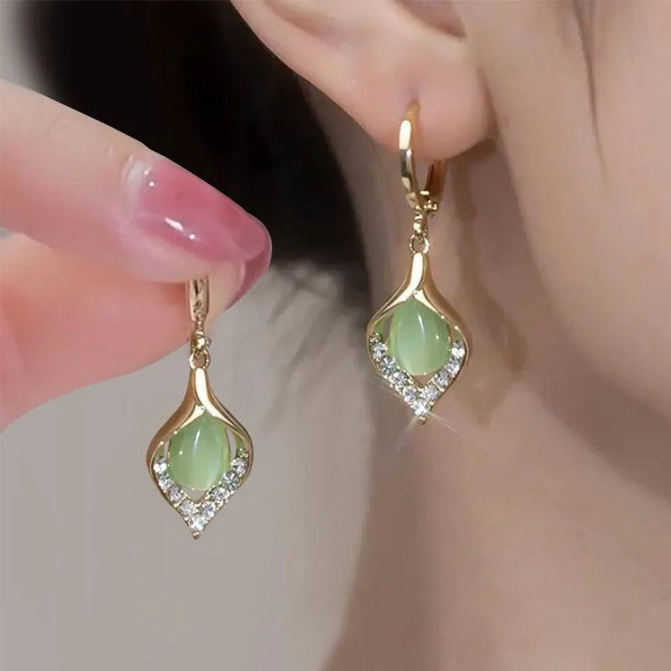 Aurelia Angel Eye Tulip Luxe Hoops