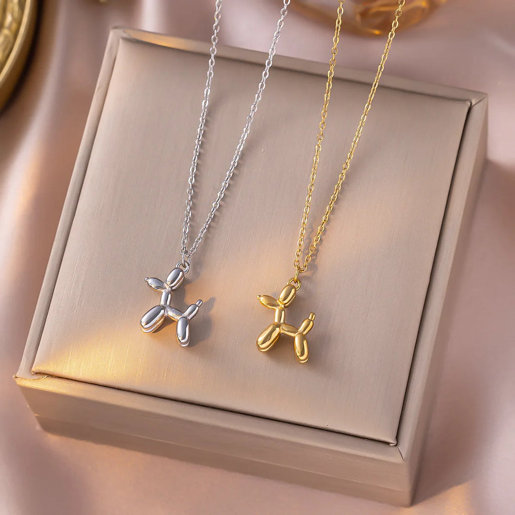 Balloon Dog Pendant Necklace