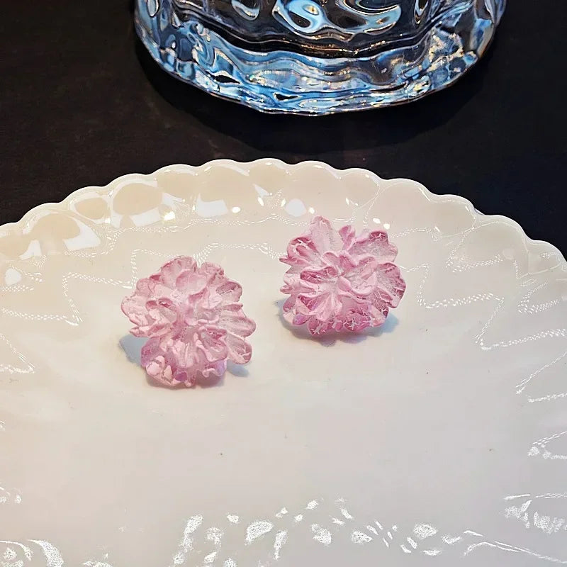 Luminara Enamel Flower Studs