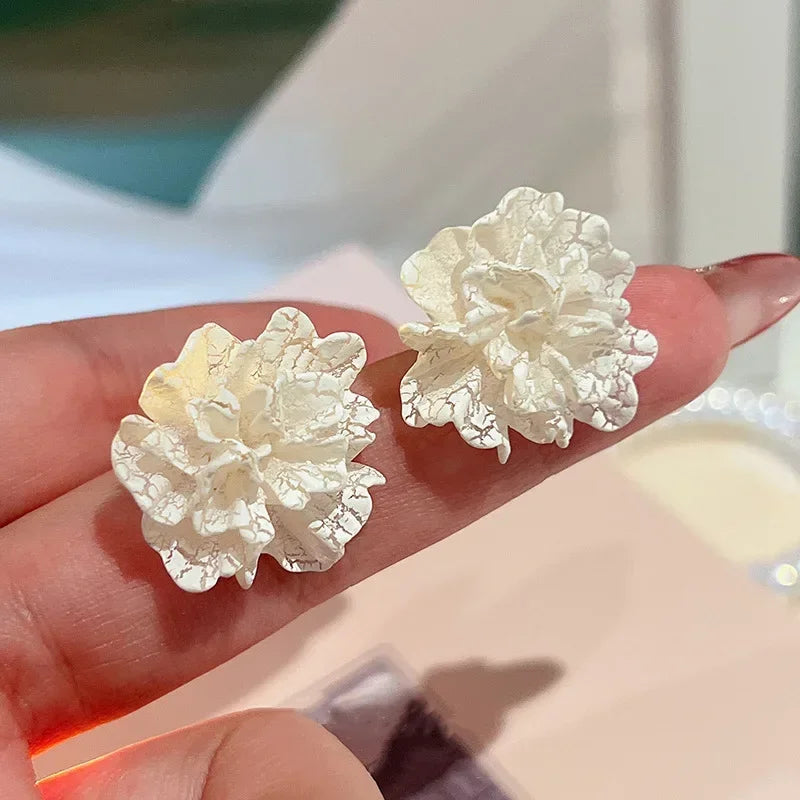 Luminara Enamel Flower Studs
