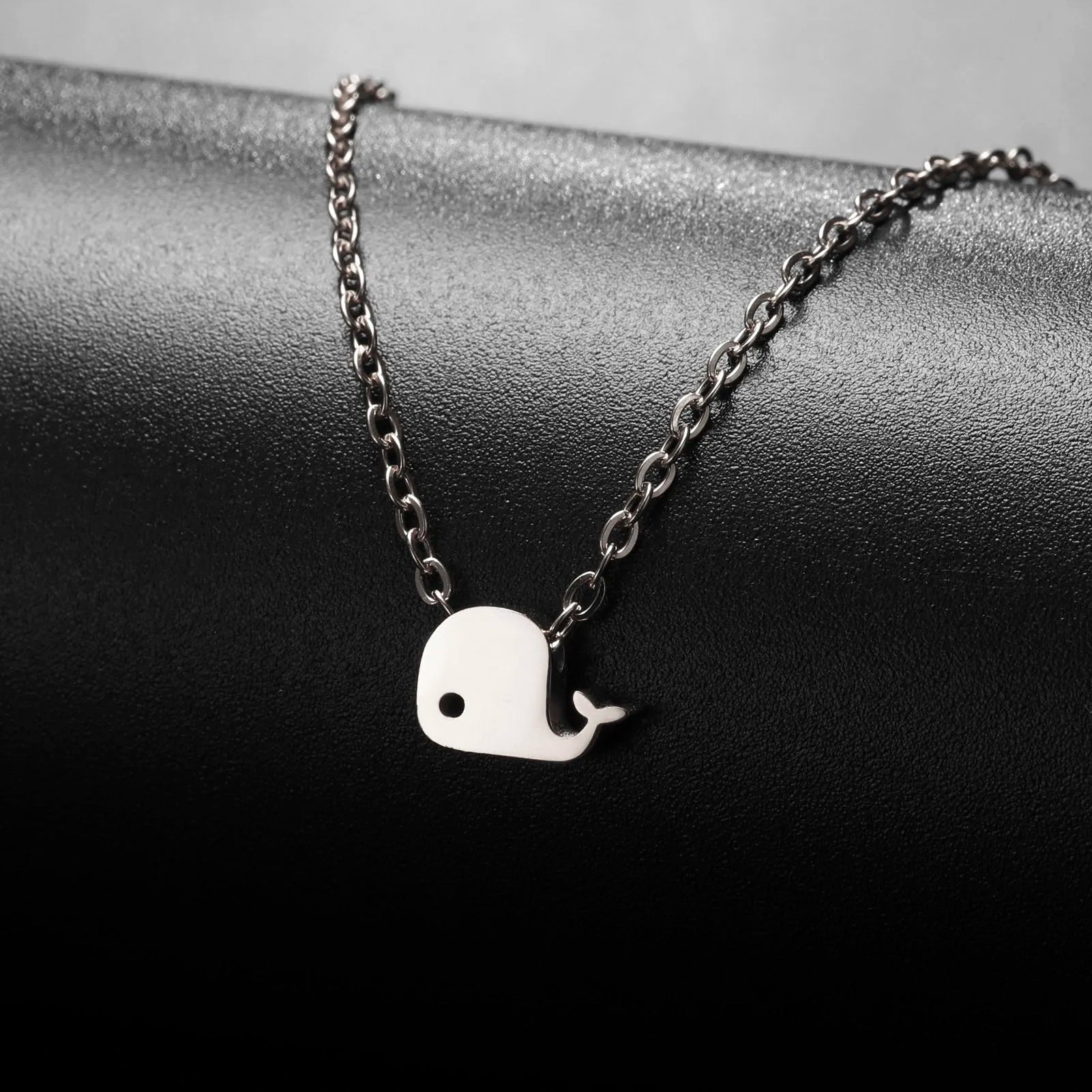 Mini Whale Gold Pendant Necklace