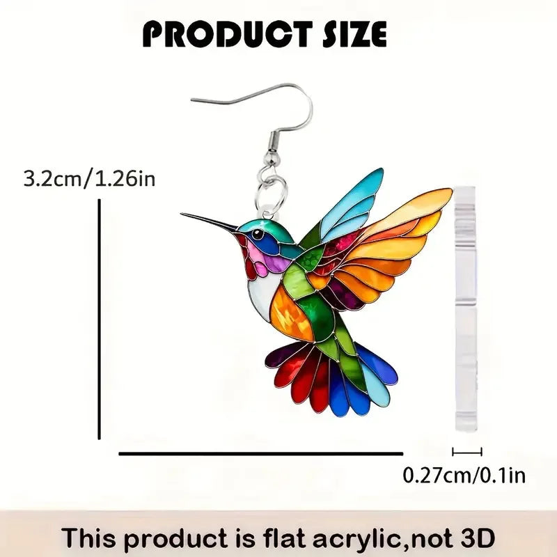 Aurelia Hummingbird Charm Earrings